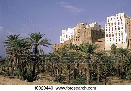 Yemen, Shibam View Large Photo Image Stock Image - Yemen, Shibam. Fotosearch