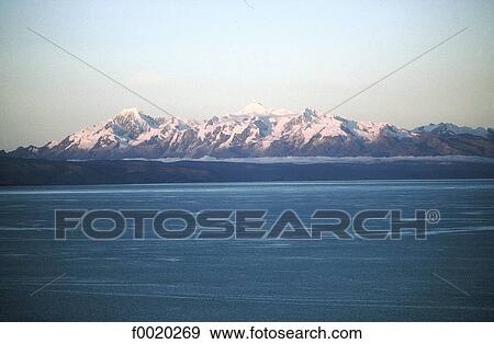 Bolivia, lake Titicaca, the Sun island, the Andes at rear View Large Photo Image Stock Photo - Bolivia, lake Titicaca, the Sun island, the Andes at rear. Fotosearch