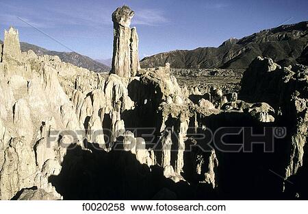 Bolivia, Moon valley View Large Photo Image Stock Photo - Bolivia, Moon valley. Fotosearch