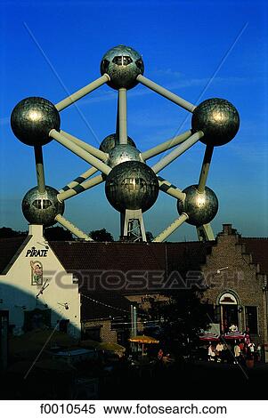 Stock Photography - Belgium, Brussels, the Atomium. Fotosearch