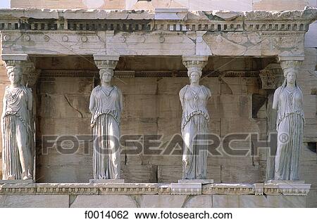 Greece, Athens, the Acropolis, Caryatids of the Erechteion View Large Photo Image Stock Image - Greece, Athens, the Acropolis, Caryatids of the Erechteion. Fotosearch