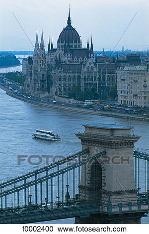 Hungary, Budapest, Chains Bridge and Parliament View Large Photo Image Stock Image - Hungary, Budapest, Chains Bridge and Parliament. Fotosearch
