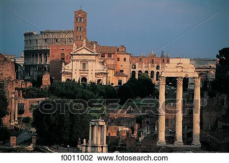 Stock Image - Italy, Rome, Roman forum. Fotosearch