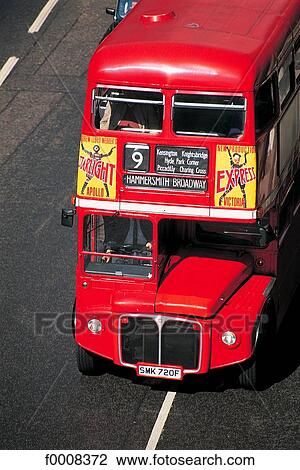 United Kingdom, London, double-decker bus View Large Photo Image Stock Image - United Kingdom, London, double-decker bus. Fotosearch