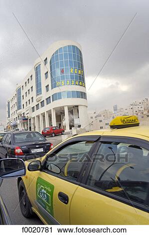 Stock Image - Jordan, Amman, taxi. Fotosearch