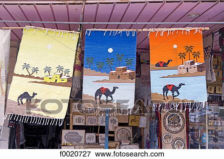 Jordan, Madaba, carpets for sale View Large Photo Image Stock Photo - Jordan, Madaba, carpets for sale. Fotosearch