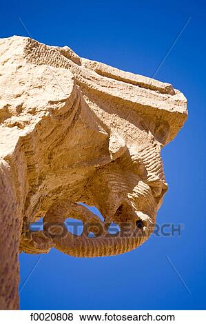 Jordan, Petra, carved capital View Large Photo Image Stock Photo - Jordan, Petra, carved capital. Fotosearch