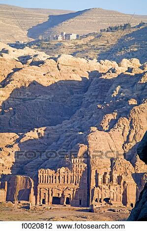 Jordan, Petra, Nabatean tombs View Large Photo Image Stock Image - Jordan, Petra, Nabatean tombs. Fotosearch