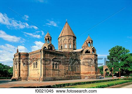 Stock Photography - Armenia, Etchmiadzine, cathedral. Fotosearch