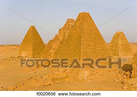Stock Photograph - Sudan, Eastern Sahara, archeological site of Djebel Barkal, . Fotosearch