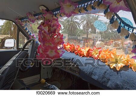 Stock Photo - Sudan, Karima, inside a car . Fotosearch
