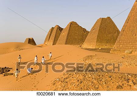 Sudan, Merowe necropolis View Large Photo Image Stock Image - Sudan, Merowe necropolis. Fotosearch