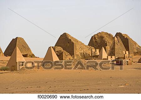 Sudan, Merowe necropolis View Large Photo Image Stock Image - Sudan, Merowe necropolis. Fotosearch