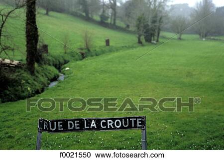 Stock Image - Channel Islands, Guernsey, country path. Fotosearch