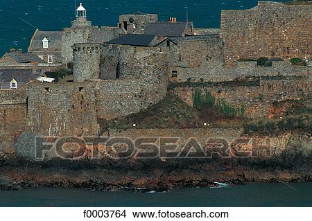 Channel Islands, Guernsey, St Peter Port, castle Cornet View Large Photo Image Picture - Channel Islands, Guernsey, St Peter Port, castle Cornet. Fotosearch