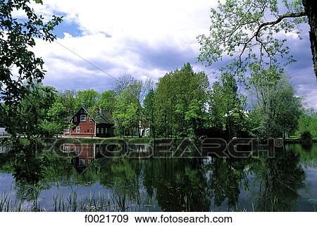 Stock Photo - Estonia, near Palamuse, lakes. Fotosearch