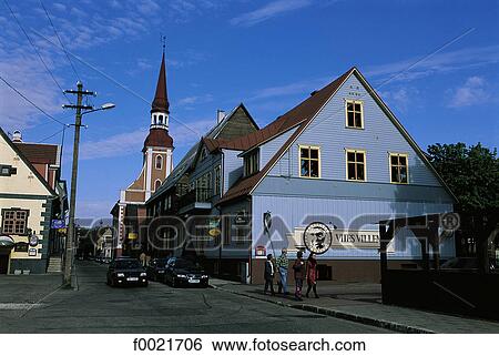 Stock Photograph - Estonia, Parnu, Kuninga street. Fotosearch