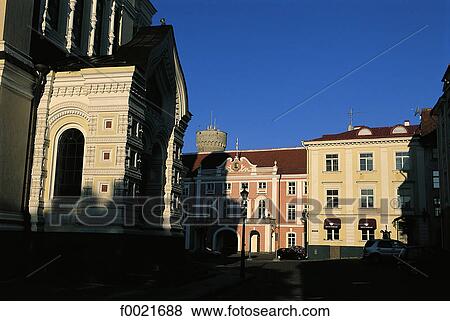 Stock Photo - Estonia, Tallinn, Old Town. Fotosearch