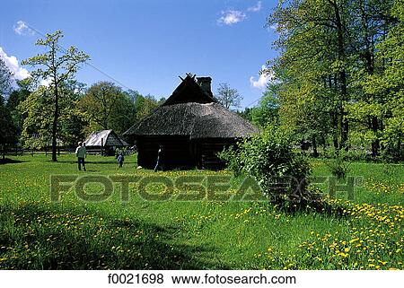 Stock Photo - Estonia, Tallinn, Rocca al Mare, Estonian Open-air Museum. Fotosearch