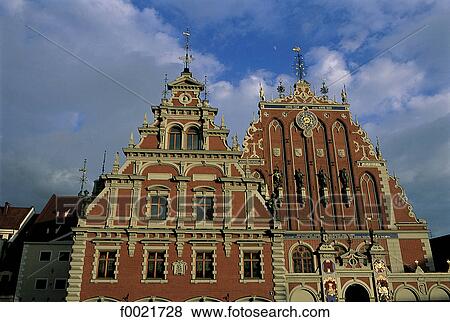 Stock Photo - Latvia, Riga, Old Town. Fotosearch