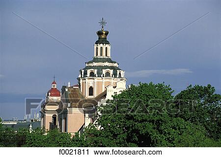 Lithuania, Vilnius View Large Photo Image Stock Image - Lithuania, Vilnius. Fotosearch