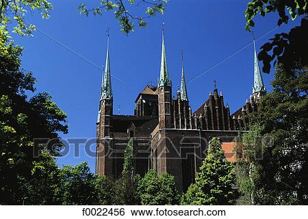 Poland, Gdansk, Notre Dame Church View Large Photo Image Stock Photograph - Poland, Gdansk, Notre Dame Church. Fotosearch