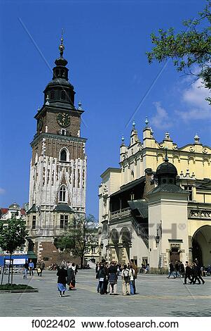 Poland, Kracow, City hall tower View Large Photo Image Stock Image - Poland, Kracow, City hall tower. Fotosearch