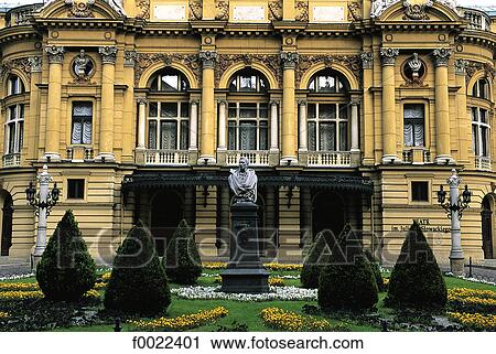 Stock Image - Poland, Kracow, Slowacki Theatre. Fotosearch