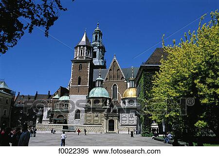 Stock Photography - Poland, Kracow, Wawel Hill, cathedral. Fotosearch
