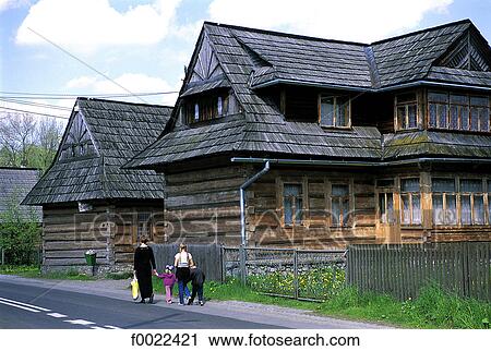 Poland, near Zakopane, Chocholow View Large Photo Image Stock Image - Poland, near Zakopane, Chocholow. Fotosearch
