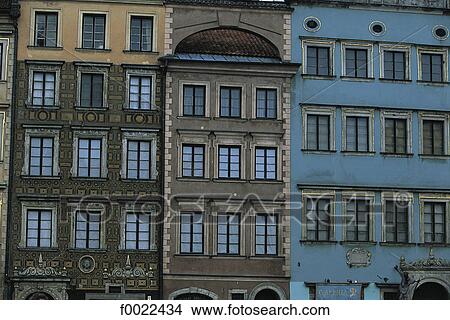 Picture - Poland, Warsaw, old city. Fotosearch