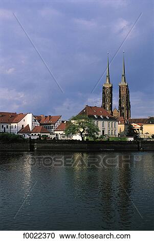 Stock Image - Poland, Wroclaw, cathedral. Fotosearch
