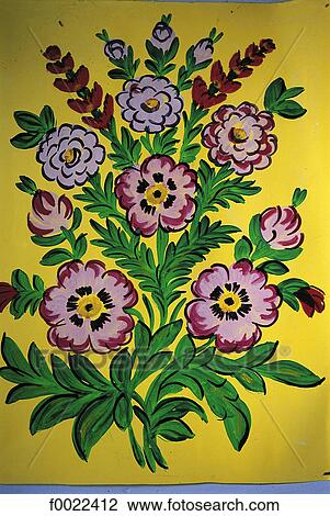 Poland, Zalipie, decorative papers View Large Photo Image Stock Image - Poland, Zalipie, decorative papers. Fotosearch