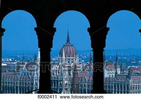 Stock Image - Hungary, Budapest, Parliament. Fotosearch