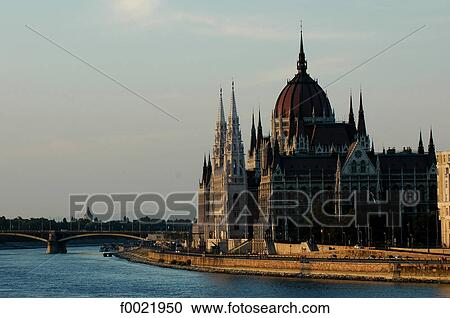Stock Image - Hungary, Budapest, Parliament. Fotosearch
