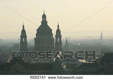 Hungary, Budapest, Saint Stephen's Basilica View Large Photo Image Stock Image - Hungary, Budapest, Saint Stephen's Basilica. Fotosearch