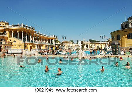 Hungary, Budapest, Széchenyi Bath, swimming pool View Large Photo Image Stock Photography - Hungary, Budapest, Széchenyi Bath, swimming pool. Fotosearch
