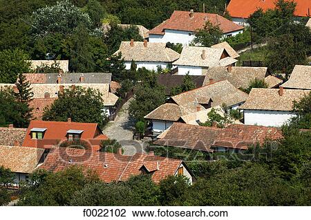 Hungary, Hollokö, traditional village View Large Photo Image Stock Image - Hungary, Hollokö, traditional village. Fotosearch