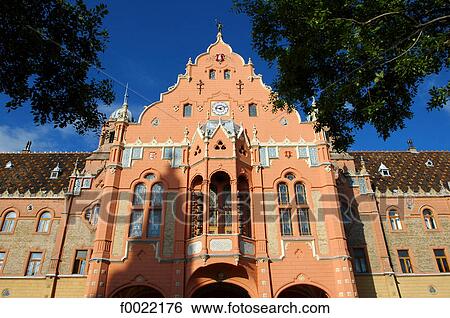 Hungary, Kecskemét, City hall View Large Photo Image Stock Photograph - Hungary, Kecskemét, City hall. Fotosearch