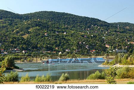 Hungary, near Visegrad, Danube loop View Large Photo Image Stock Photo - Hungary, near Visegrad, Danube loop. Fotosearch