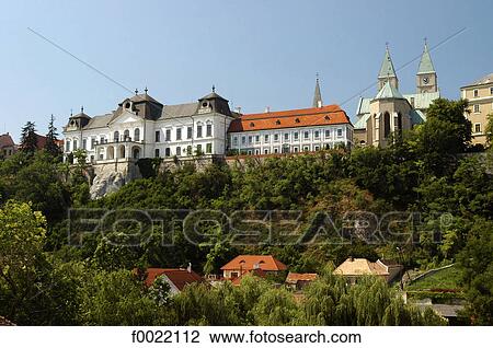 Stock Image - Hungary, Veszprém, castle. Fotosearch