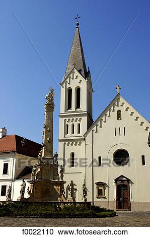 Stock Image - Hungary, Veszprém, Gizella Chapel. Fotosearch