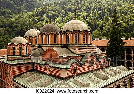 Picture - Bulgaria, Rila, monastery. Fotosearch
