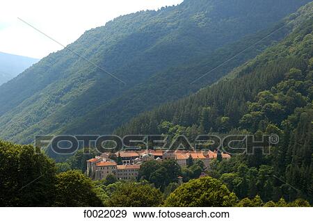 Stock Photo - Bulgaria, Rila, monastery. Fotosearch
