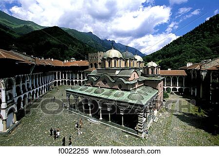 Stock Photography - Bulgaria, Rila, monastery. Fotosearch