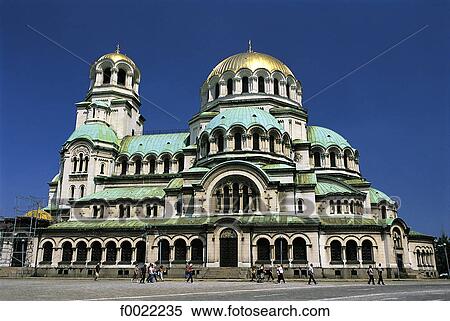 Stock Photography - Bulgaria, Sofia, Alexander Nevsky Cathedral. Fotosearch