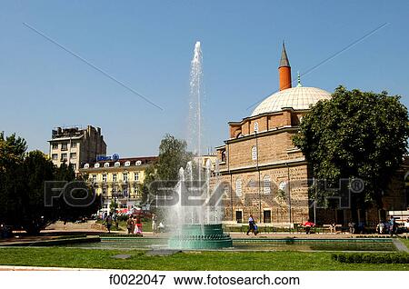 Stock Photo - Bulgaria, Sofia, Banya Bashi Mosque. Fotosearch