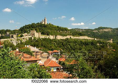 Bulgaria, Veliko Tarnovo, Tsarevets Hill View Large Photo Image Stock Photograph - Bulgaria, Veliko Tarnovo, Tsarevets Hill. Fotosearch