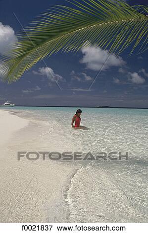 Stock Photo - Models in Maldives. Fotosearch