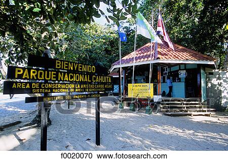 Stock Image - Costa Rica, Caribbean coast, Cahuita National Park. Fotosearch